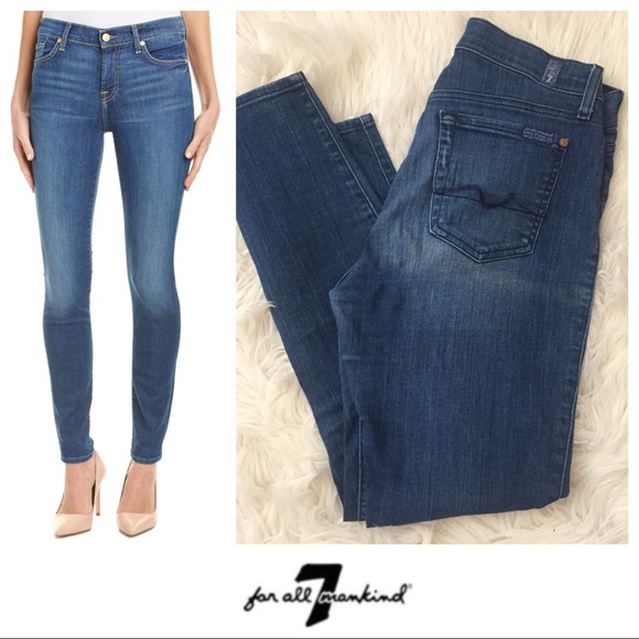 Anthropologie Denim - 7 For All Mankind Skinny Jeans